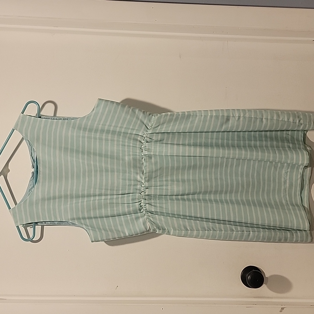 Jcrew Striped Mint/White Dress